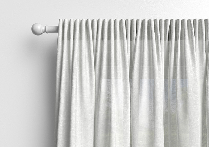 Gemstone Voile, White - Made to Measure Curtains - Image 10